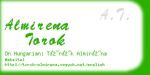 almirena torok business card
